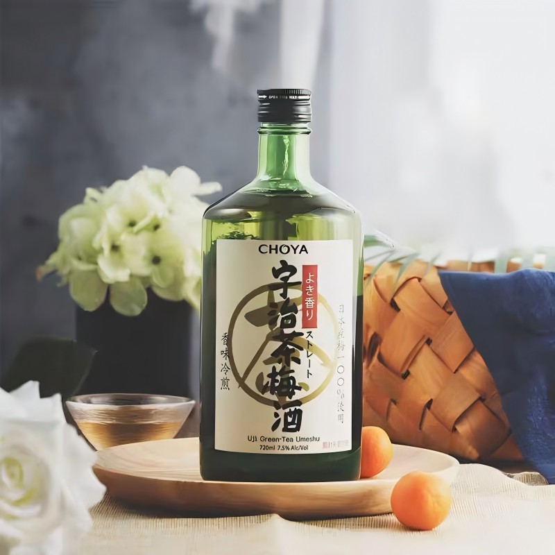 日本CHOYA梅子甜酒雅蝶矢宇治茶