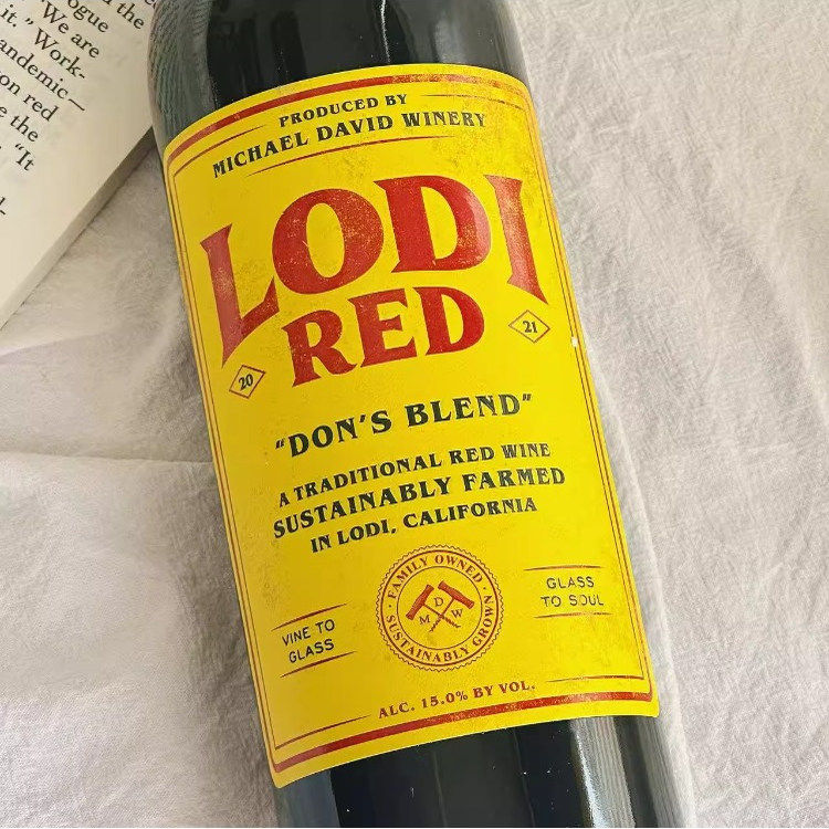 爆香莓果巧克力 L迪美国加州洛迪Lodi混酿仙粉黛干红混酿葡萄酒