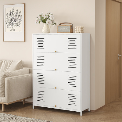 家用钢制鞋柜通风透气入户玄关