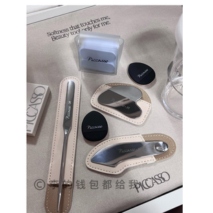 韩国Picasso毕加索不锈钢粉底液铲赠保护套细腻服帖韩京植正品