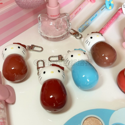 可爱~Sheglam新品Hello Kitty联名唇蜜唇釉亮泽滋润水嫩清透镜面