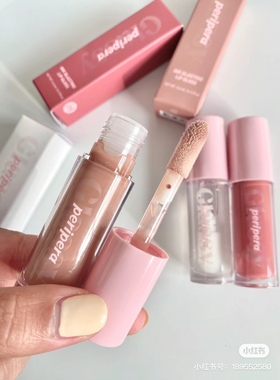 板妮推荐丨peripera菲丽菲拉丰盈唇蜜唇釉水润透亮白开水杏裸色02