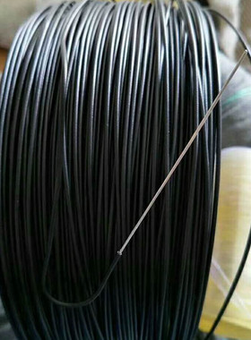 黑色铁丝1.2mm包皮铁丝包胶扎线捆扎带50米扎丝绑线镀锌包塑铁丝