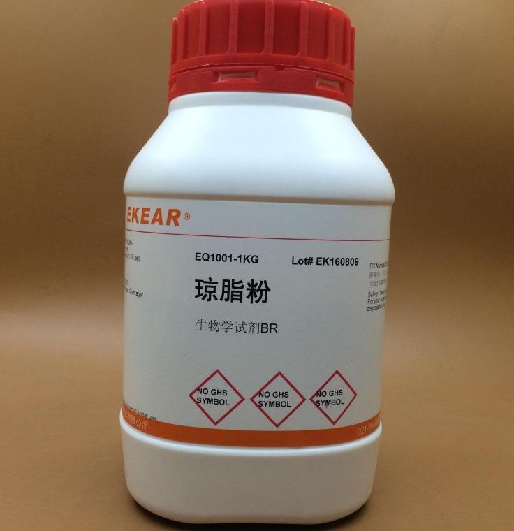 组培实验试剂/琼脂粉/水晶洋菜/Agar /日本广野/现货