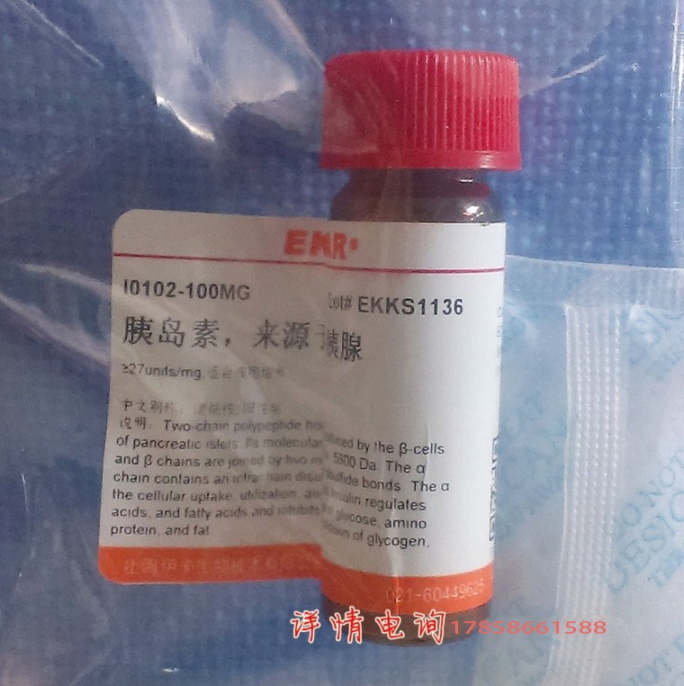 牛胰岛素/Insulin/胰岛素来源于牛胰腺/CAS:11070-73-8