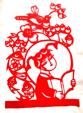 纯手工装饰画窗花学生儿童剪纸