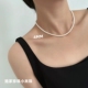 4mm小米珠珍珠项链女珍珠颈链baby小米粒珍珠项链正品 官方旗舰店