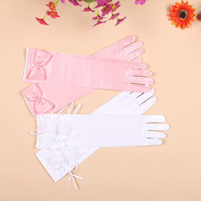 Gants pour fille en satin - Ref 2150246 Image 1