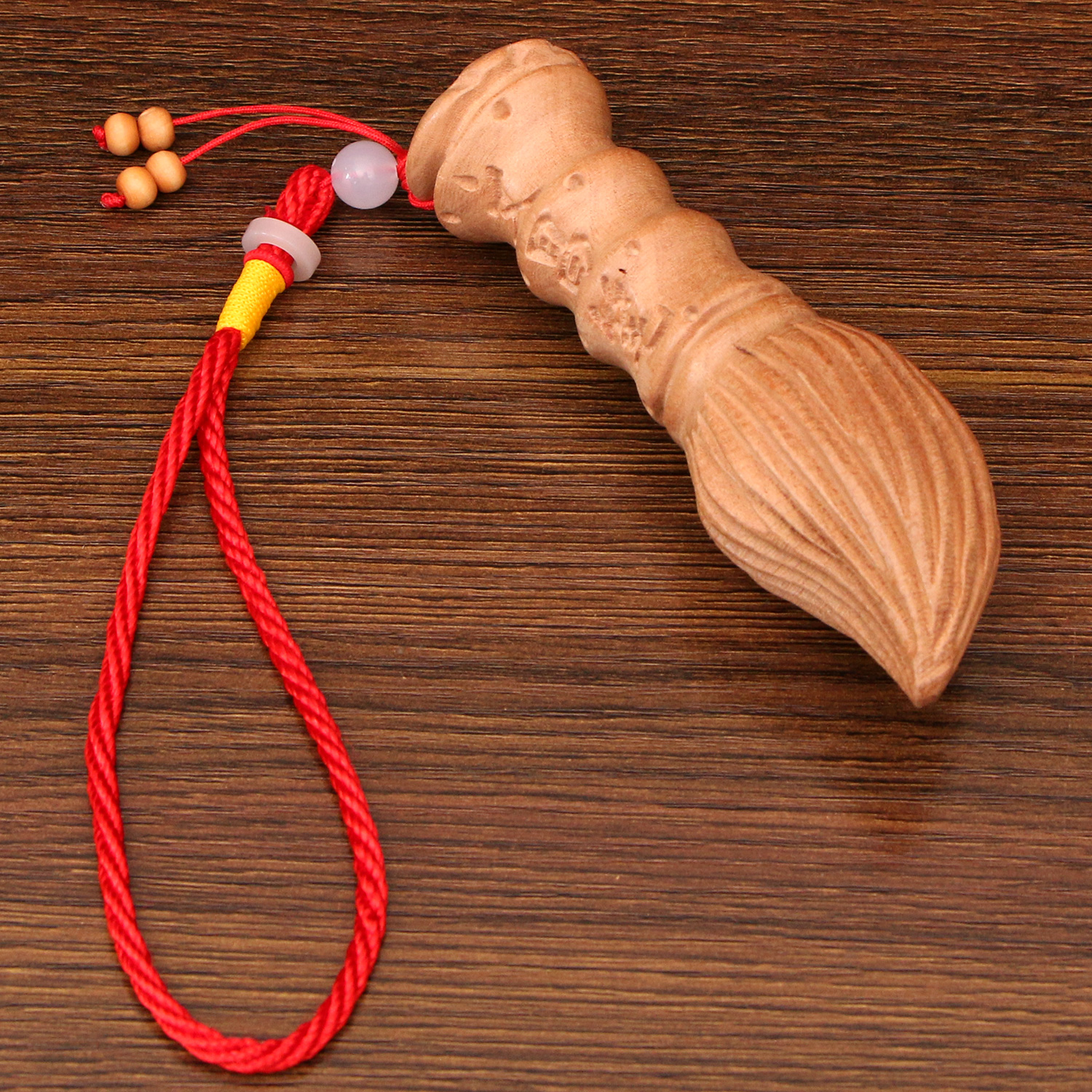 桃木文昌笔挂件实木雕刻工艺品