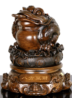 金蟾摆件前台客厅开业礼品