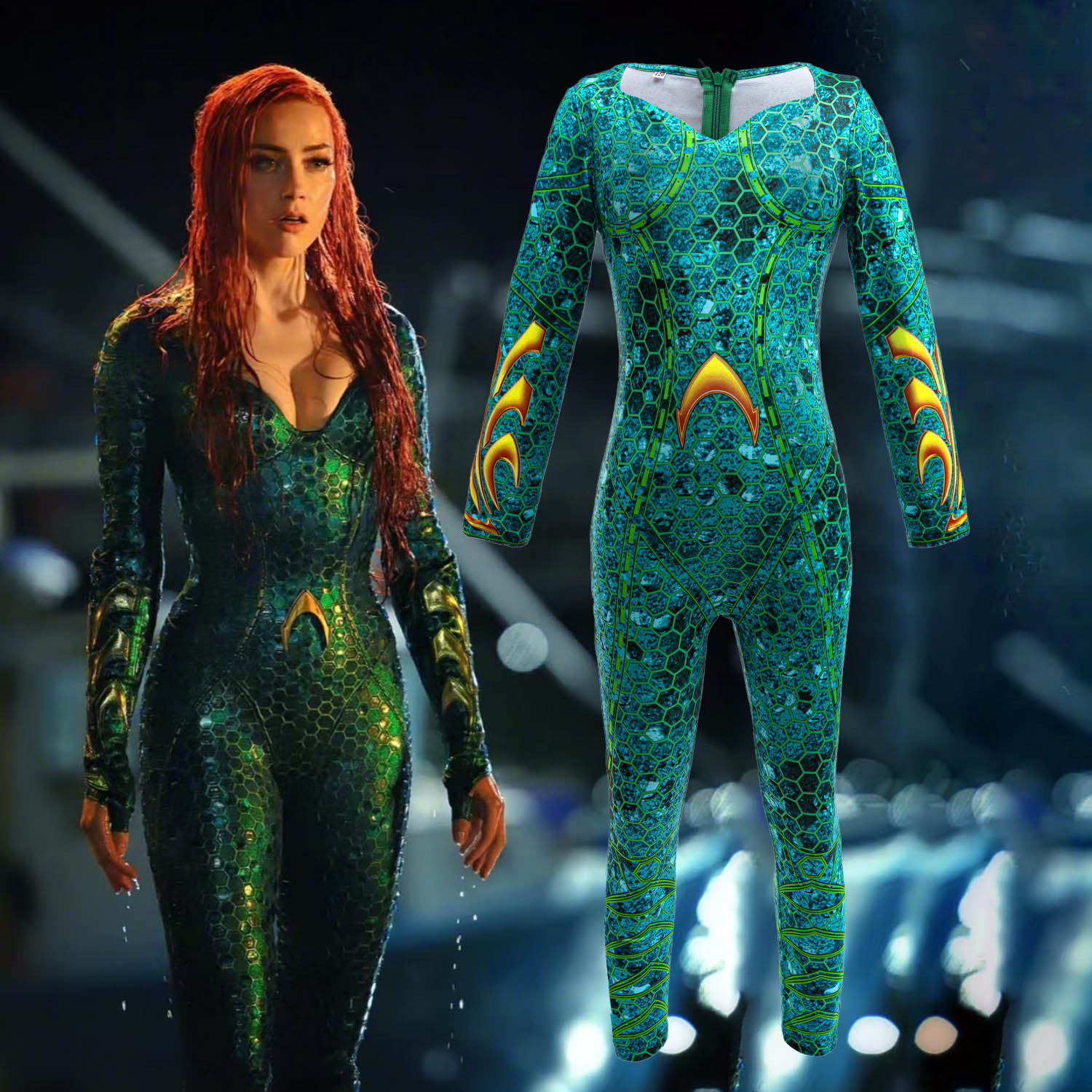 女童海王湄拉表演服角色扮演服装