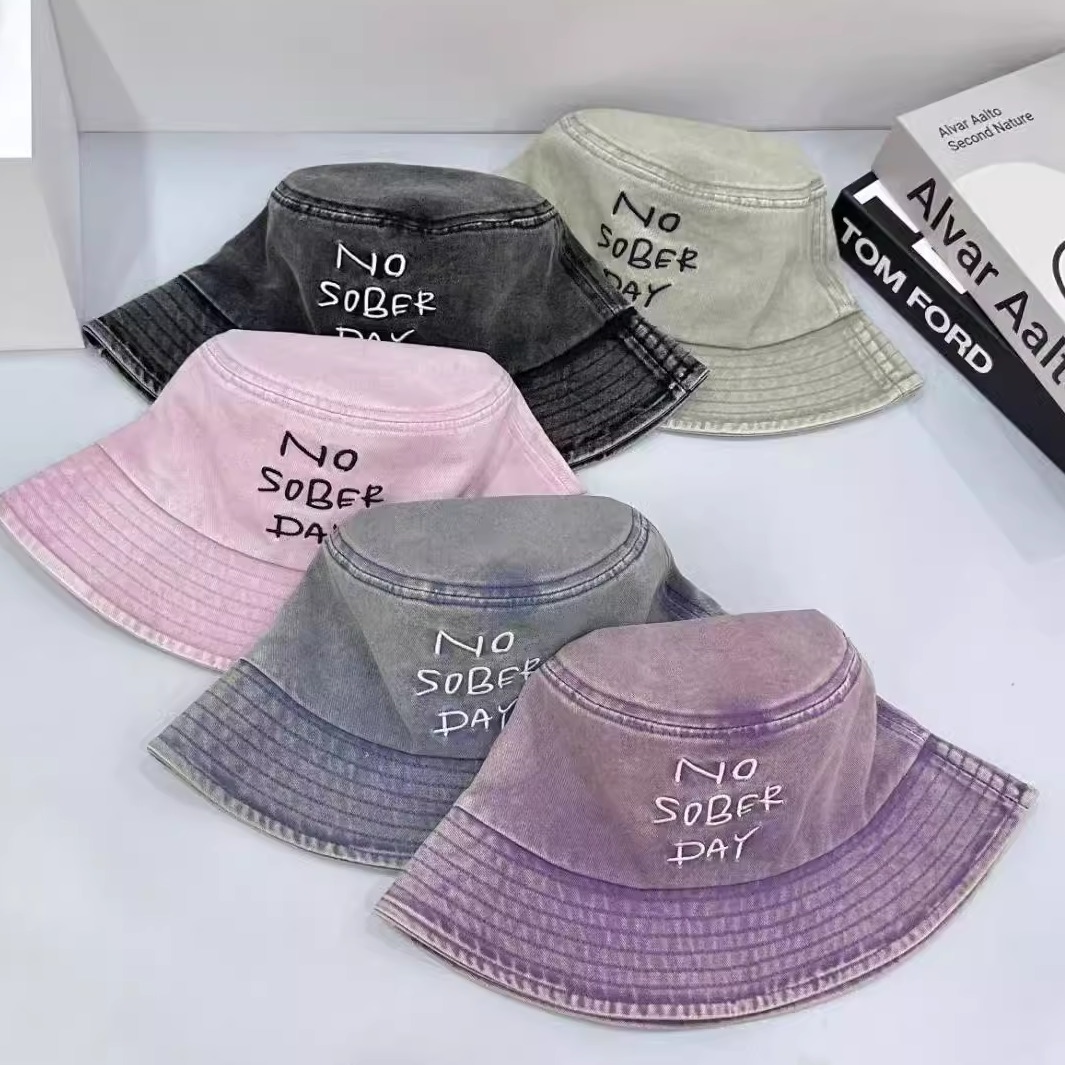 渔夫帽逛街休闲女春季复古盆帽