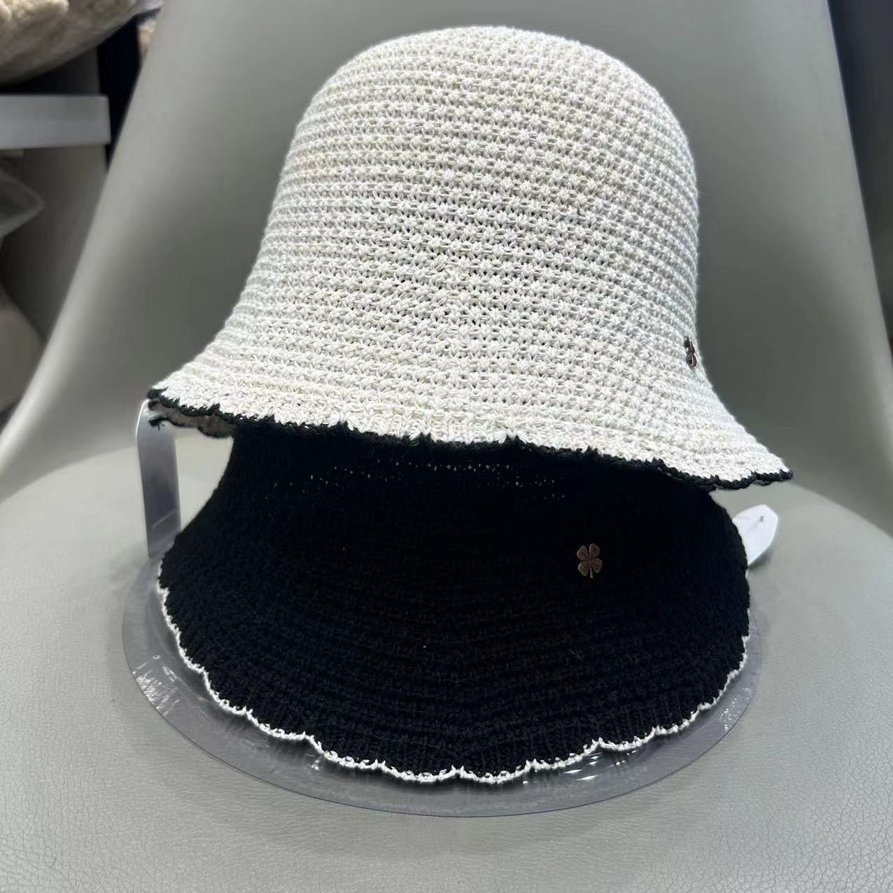 渔夫帽逛街休闲女春夏花边盆帽