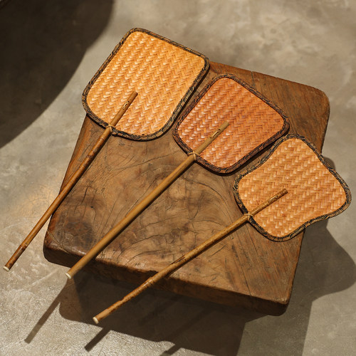 玩物集竹编扇子性价比