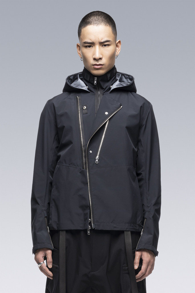 thumbnail for NJWN J68-GT Functional Outdoor Motorcycle Laminated Rubber Resistant Wind and Waterproof Suit Stand Collar Hooded Jacket Non-ACR