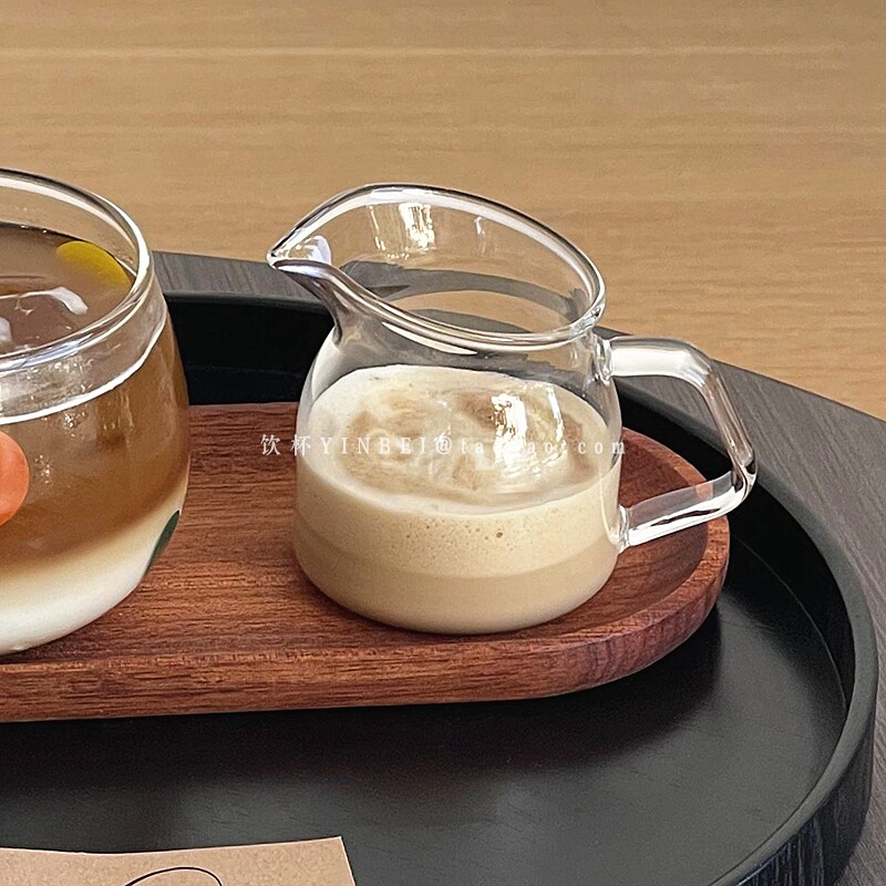 高硼硅耐热玻璃意式浓缩咖啡奶盅