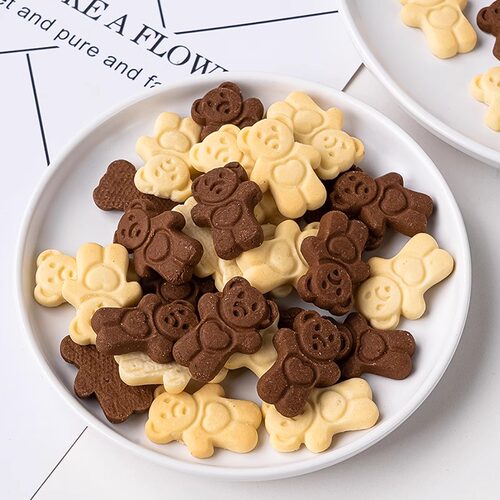 情人节蛋糕装饰卡通爱心小熊饼干摆件烘焙甜点慕斯烘焙点缀插件l