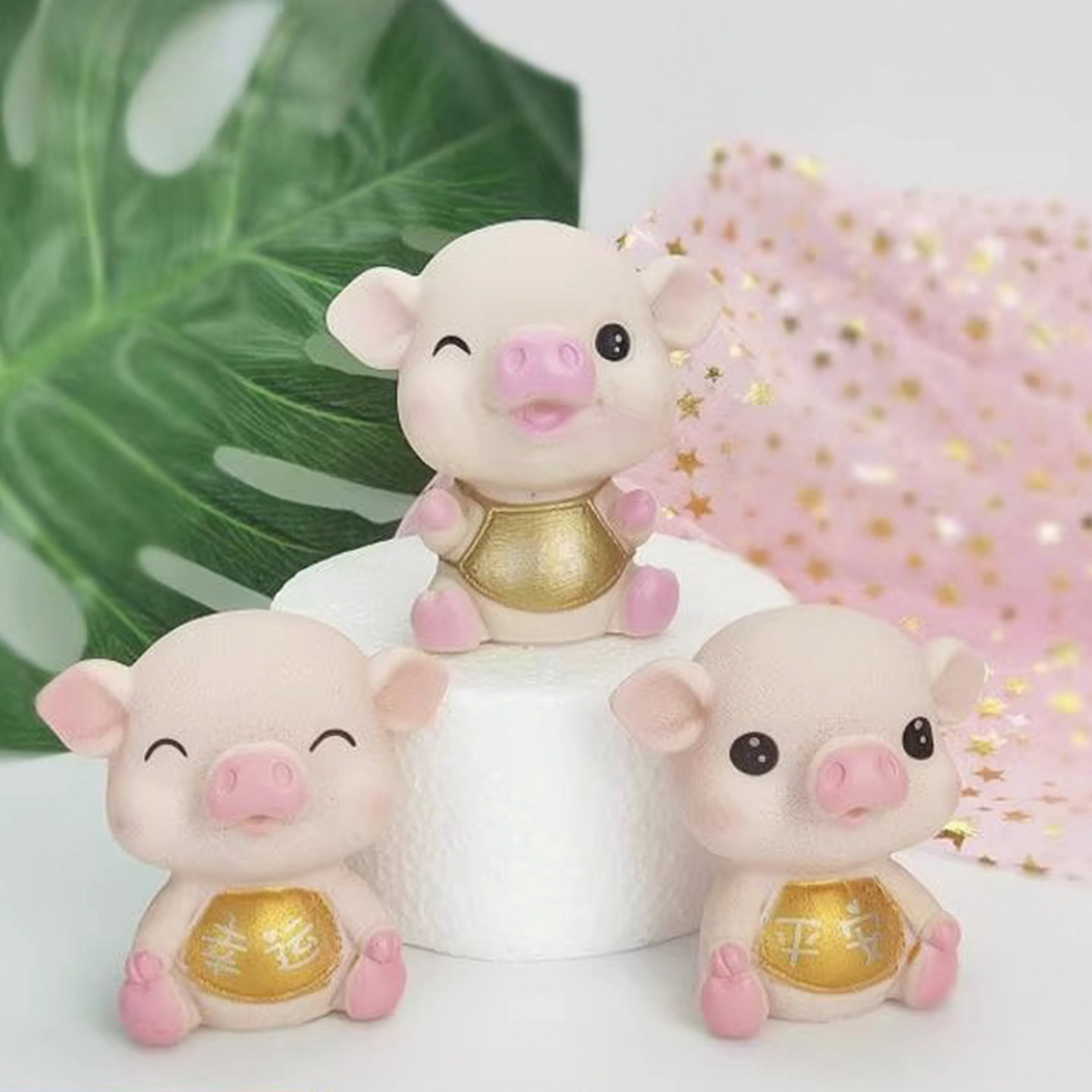 小猪蛋糕装饰品摆件猪年宝宝平安幸运猪淡定猪儿童生日烘焙装扮z,节庆用品/礼品,节日装扮用品,淘宝优惠券,粉丝福利购,淘宝优惠卷