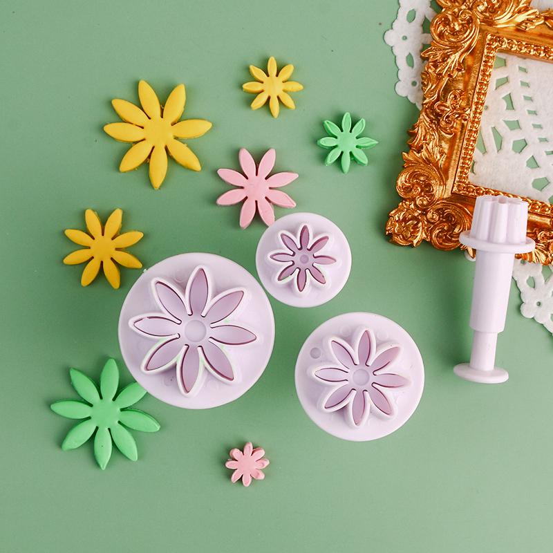 五瓣梅花弹簧压模翻糖模具