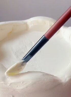 奶油立体蛋糕扇形笔刷奶油霜笔刷塑型烘焙工具羊毛柔软
