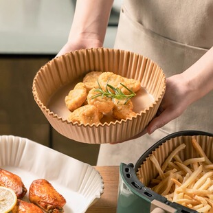 空气炸锅专用纸家用烘焙的硅油烤盘锅子油纸烤箱食物纸碗吸油垫纸