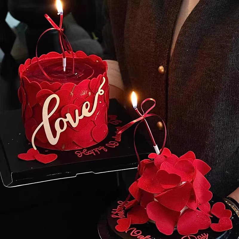 包邮网红佳妍214情人节快乐告白爱心翻糖蛋糕LOVE干佩斯切模模具