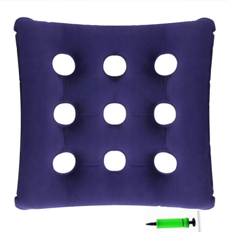 包邮加厚充气坐垫防褥疮垫绒面舒适圆垫方垫气垫圈轮椅