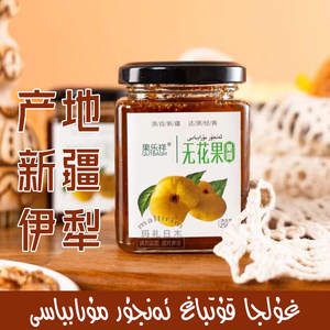 新疆伊犁 anjur 果乐祥无花果果酱 256g 果粒饱满口感香甜涂抹吃