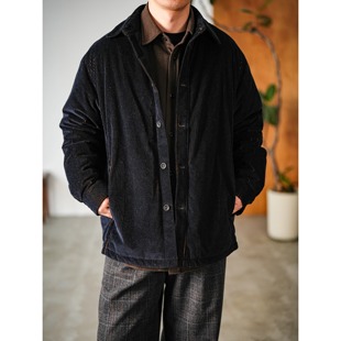 WATEREVER「散文诗」衬衫 鹅绒匹马棉色织灯芯绒羽绒服保暖外套 式