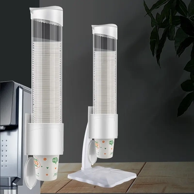 一次性水杯架桌面取杯器饮水机