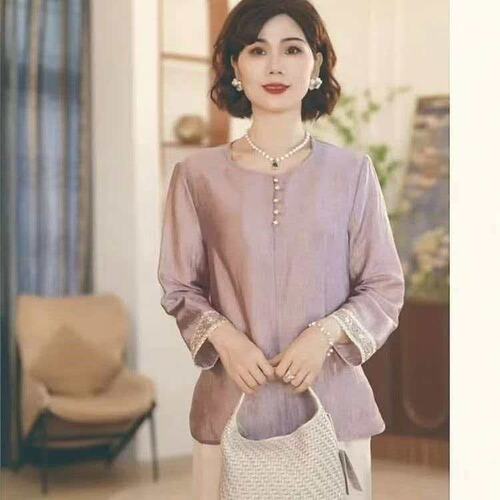 直播爆款2026春季新款时尚新中式国风洋气衬衫女装