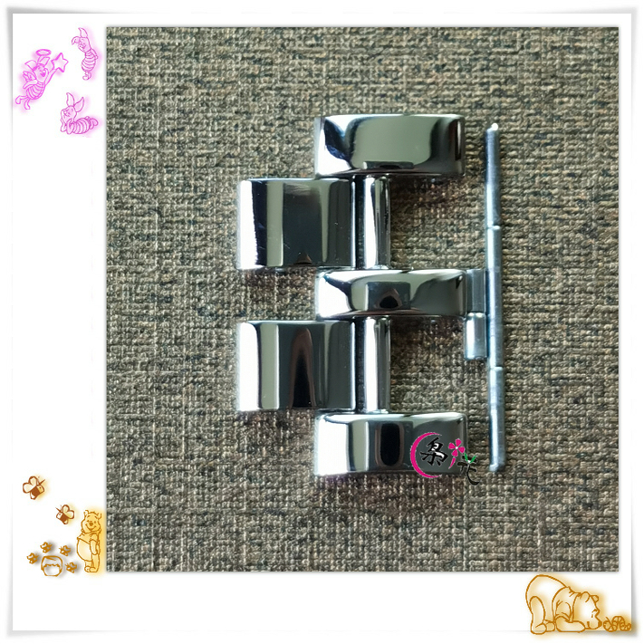 英纳格3168.50.351A表带节原装精钢手表表扣把头钢带原装正品配件