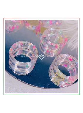 戒指半透明星星梦幻女