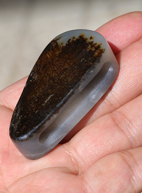 正宗新疆和田玉籽料黑油皮青花皮带扣玉龙喀什河把件腰男优质推荐