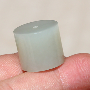 正宗新疆和田玉籽料玉龙河白玉勒子锁骨链项链坠子油润玉石配饰