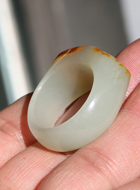 戒指玉石扳指和田玉籽料白玉