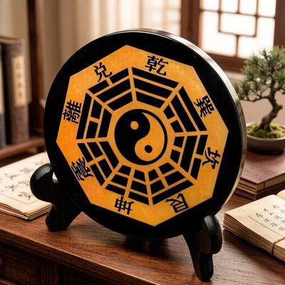 黑曜石太极两仪八卦阵