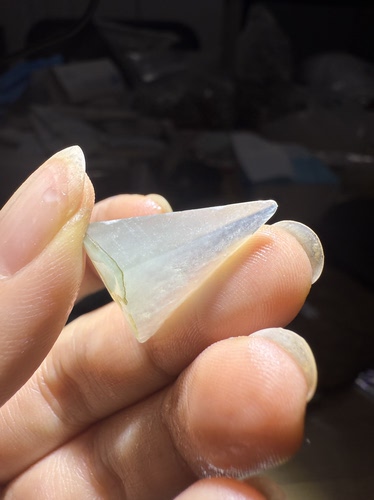 C1861冰种天然缅甸翡翠A货边角料保真保A假一罚三详情有尺寸