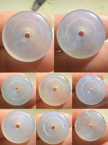 K239-257成品冰扣子一图一个天然缅甸翡翠A货保真保A假一罚三