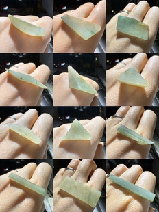 O1030-1049小冰件天然缅甸翡翠边角料保真保A假一罚三看好尺寸拍