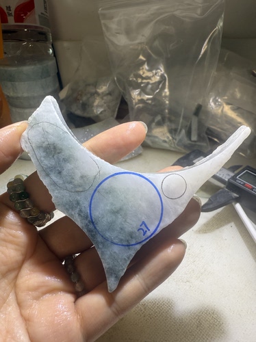 C1710高糯化飘花天然缅甸翡翠边角料保真保A假一罚三详情有尺寸