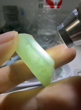 C136糯冰天然缅甸翡翠边角料保真保A假一罚三详情有尺寸