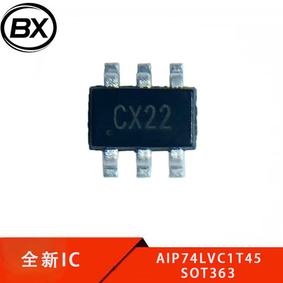 AiP74LVC1T45 SOT363封装双电源带三态控制的总线收发器 丝印CX