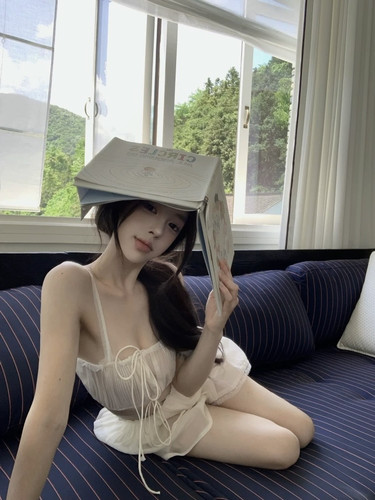 GGQSDZ【南法度假】蕾丝法式氛围感博主同款吊带短裤显瘦套装