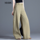 工装 高级感直筒裤 风牛仔裤 春秋复古高腰宽松阔腿裤 女2026新款 美式