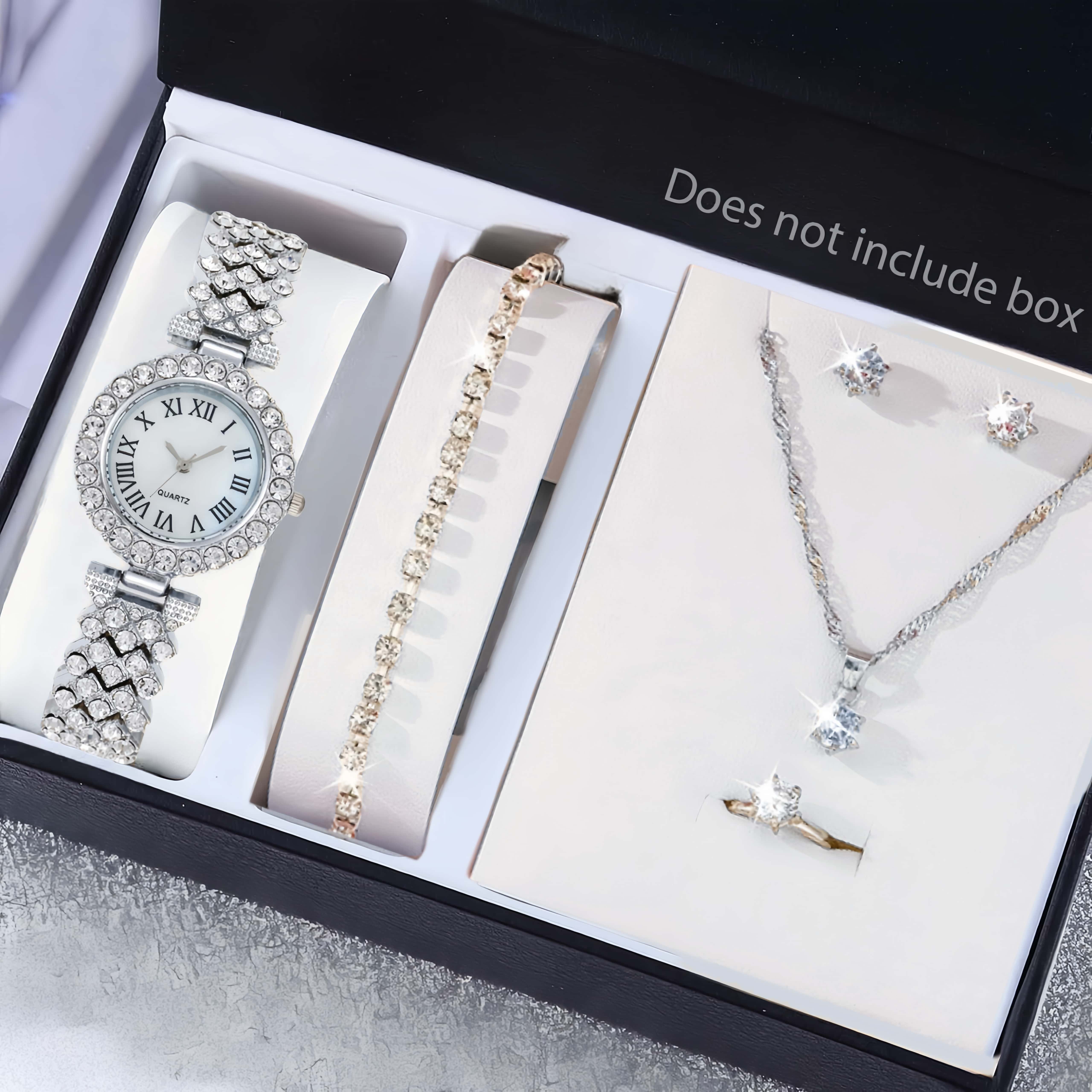 小众ins满钻复古女表礼盒装圣诞节礼物送女朋友轻奢个性镶钻手表