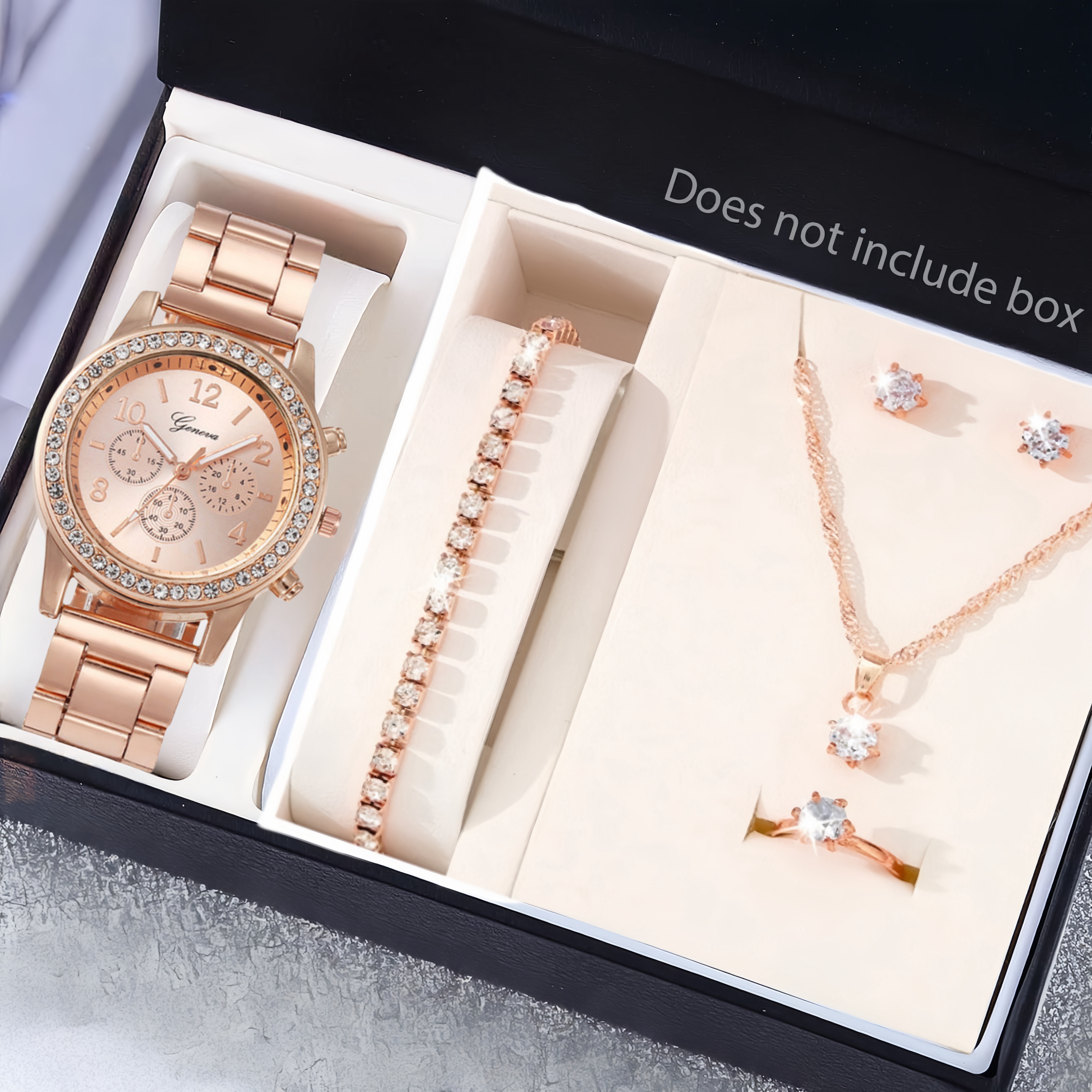 女士镶钻首饰全套一整套