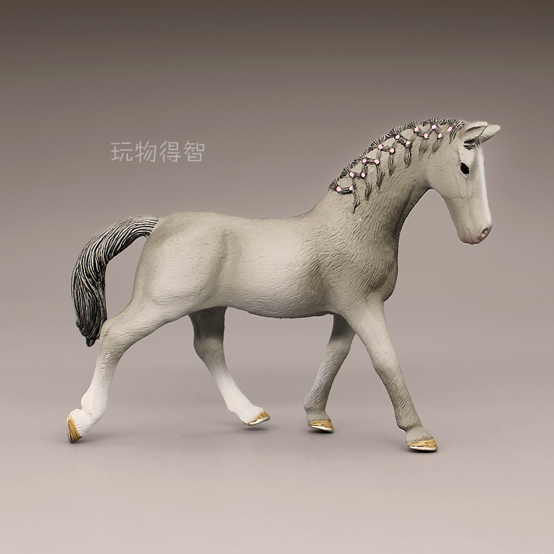 仿真动物马模型思乐特雷克纳马母马骏马儿童认知玩具农场动物摆件