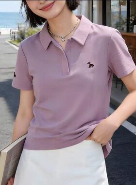 妈妈夏装2026新款短袖t恤洋气中老年女士时尚品牌休闲夏天上衣T恤