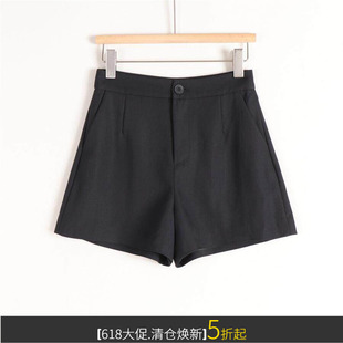 品牌折扣女装新中式盘扣收腰连衣裙+短裤两件套装简约OL通勤25夏